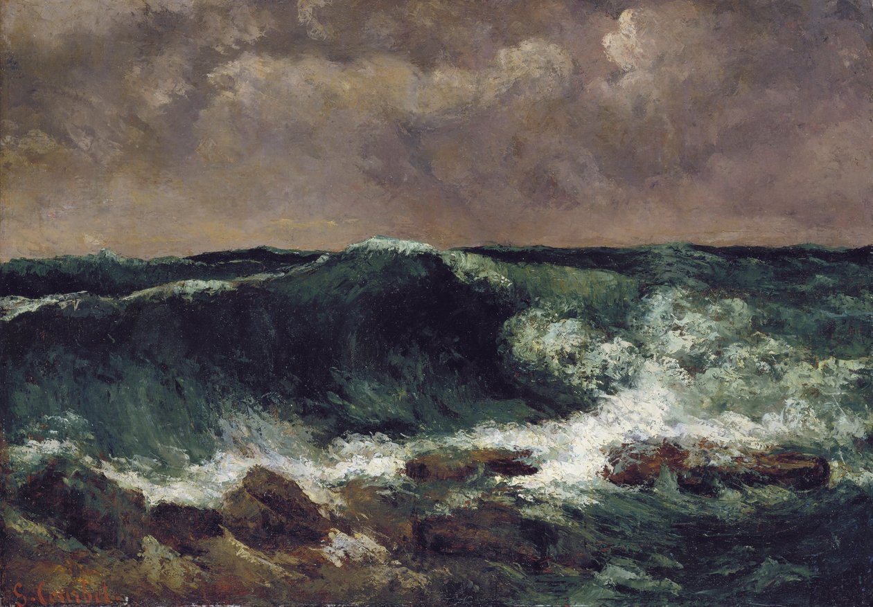 Vlna od Gustave Courbet