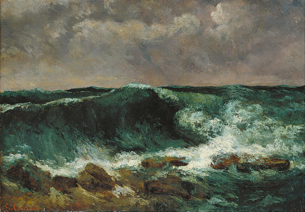 Vlna od Gustave Courbet