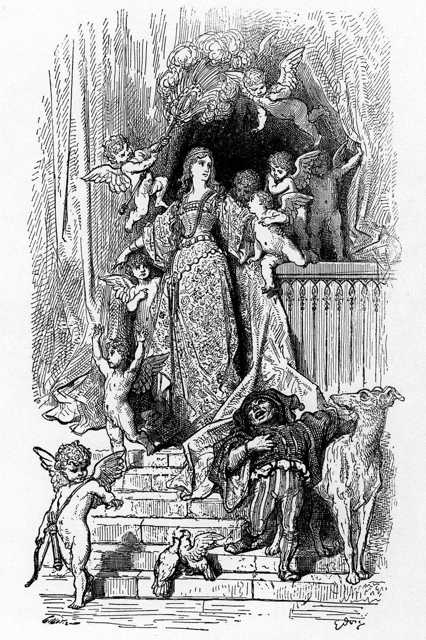 Alcina ve své slávě od Gustave Dore