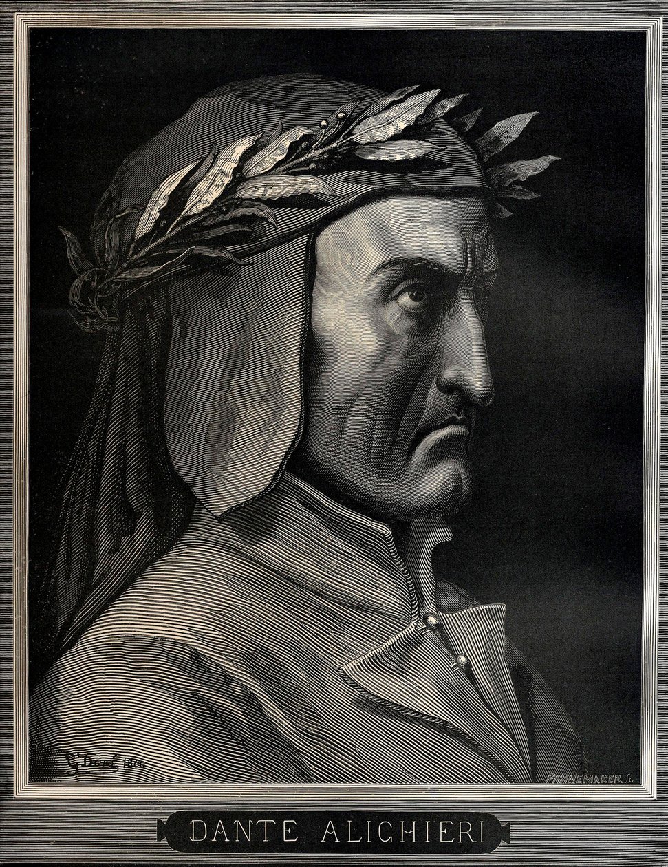 Dante Alighieri 1265-1321, 1860. od Gustave Dore