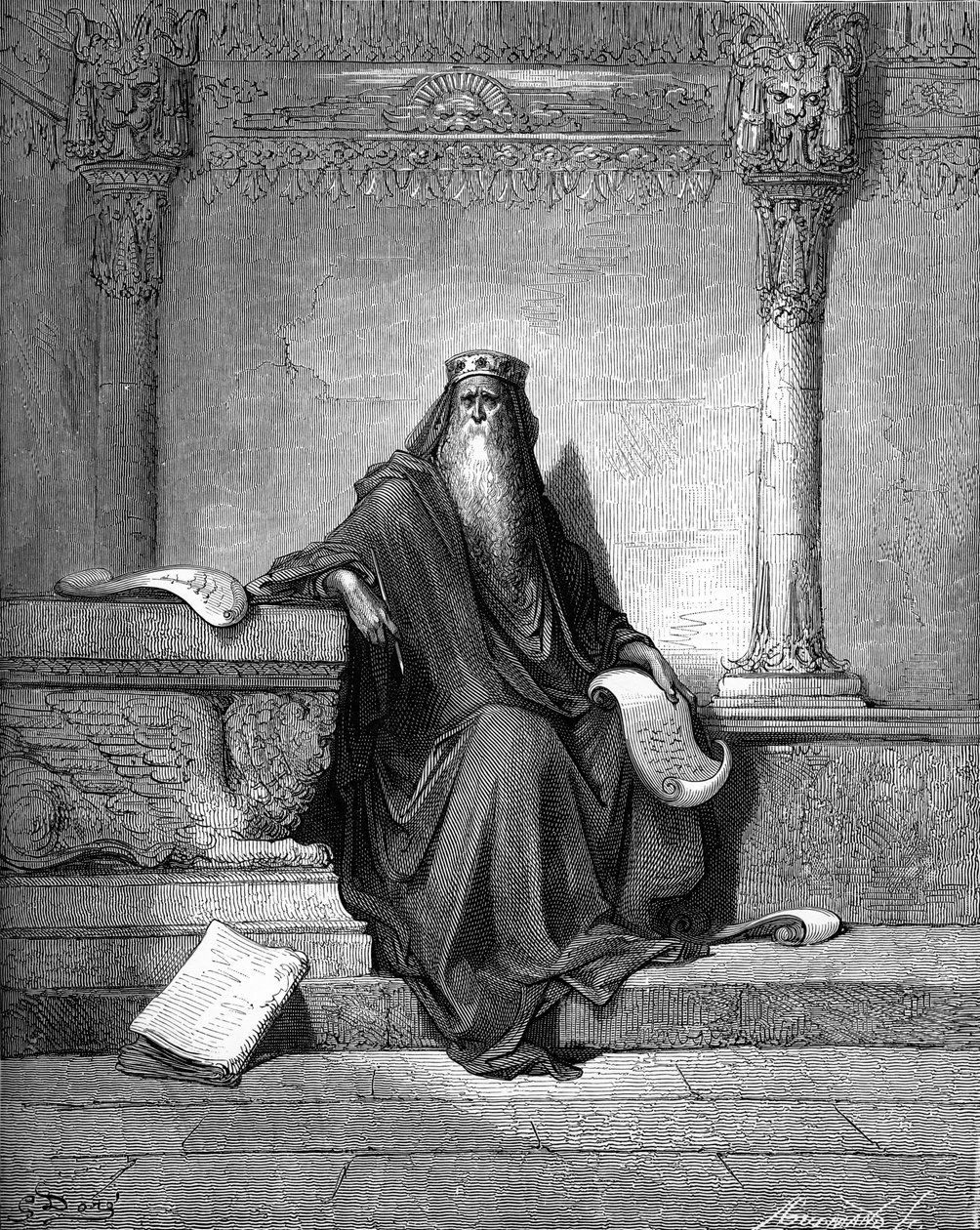 Král Šalamoun - Bible od Gustave Dore