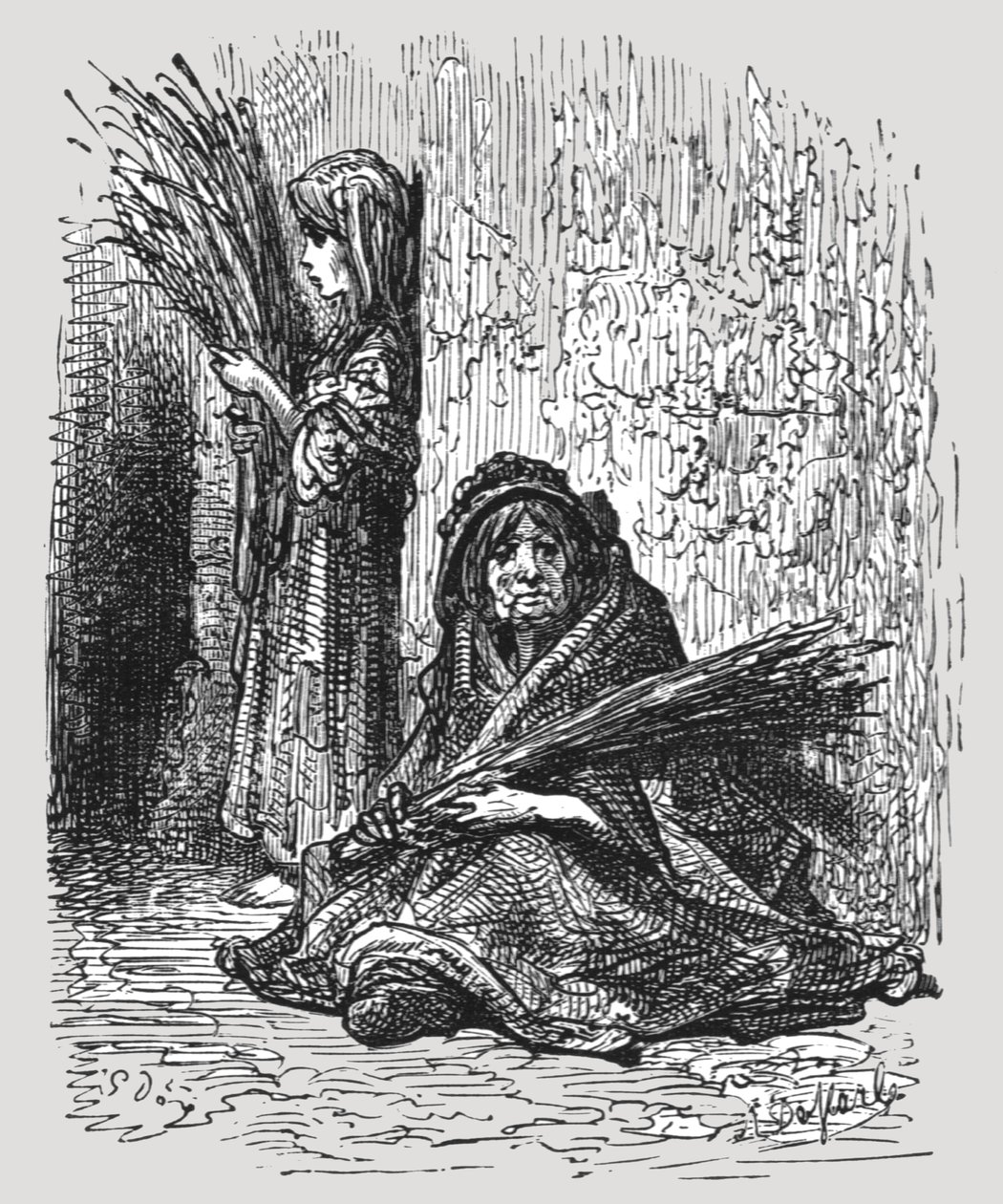 "Levandulová dívka", 1872. od Gustave Dore