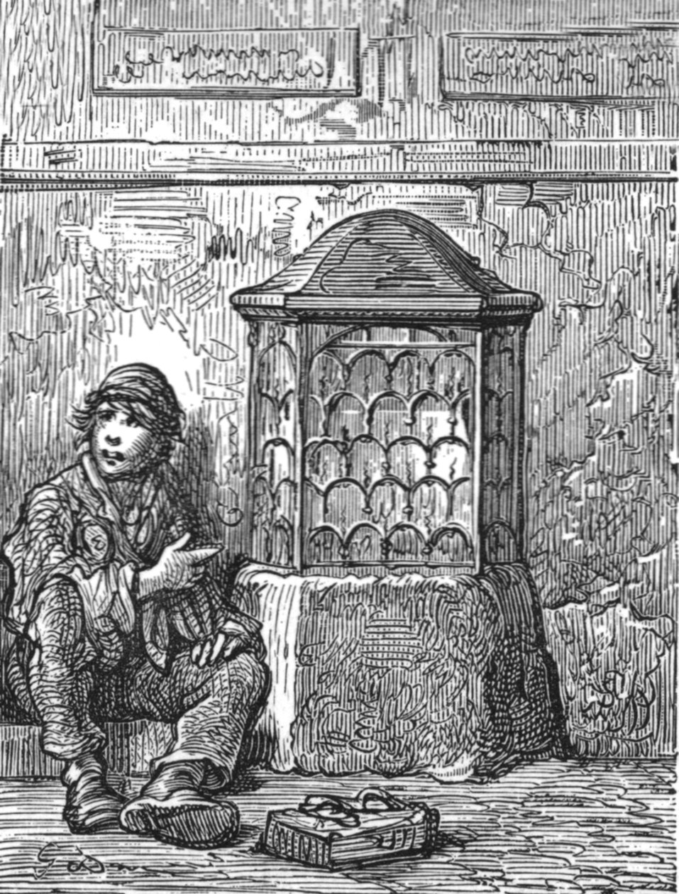 "Londýnský kámen", 1872. od Gustave Dore