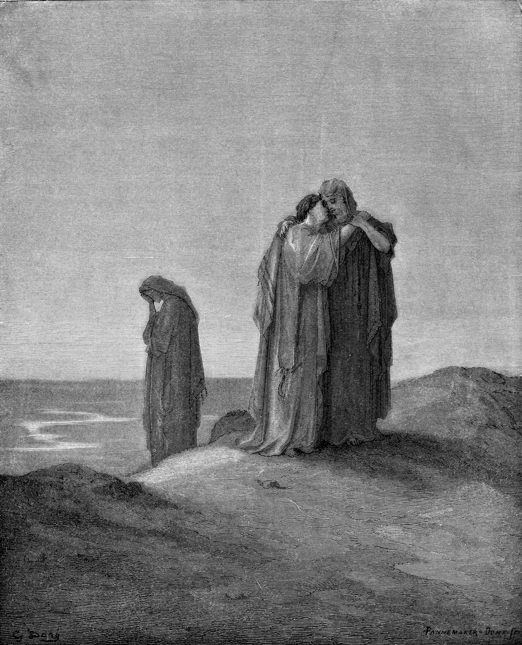 Naomi a její snachy od Gustave Dore