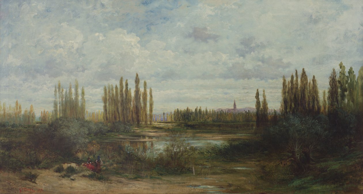 Rybníky poblíž Štrasburku od Gustave Dore