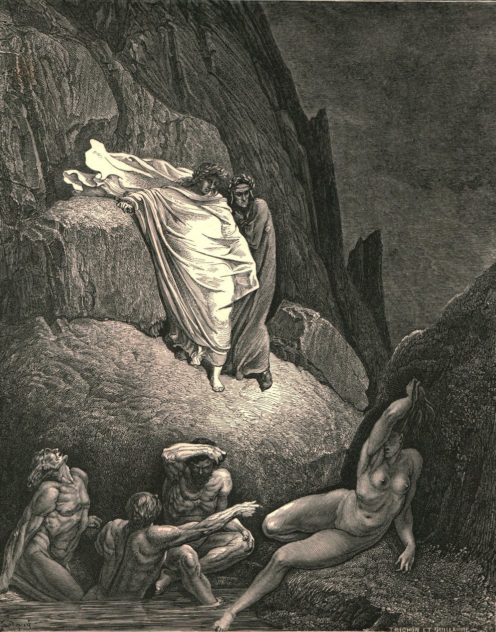 Thais je to, nevěstka, c1890. od Gustave Dore