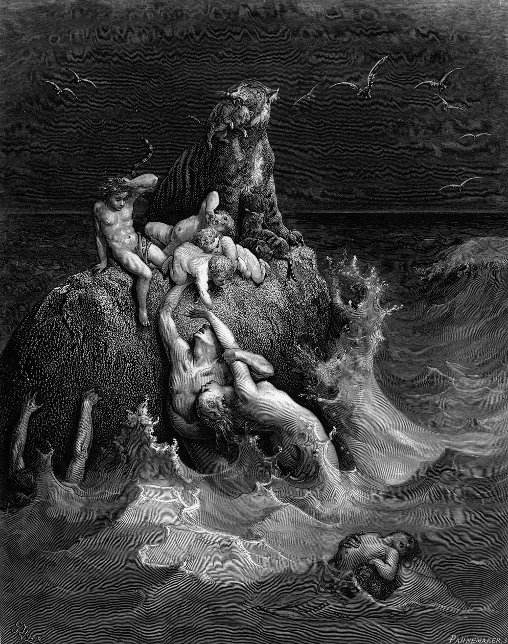 Potopa, 1866. od Gustave Dore