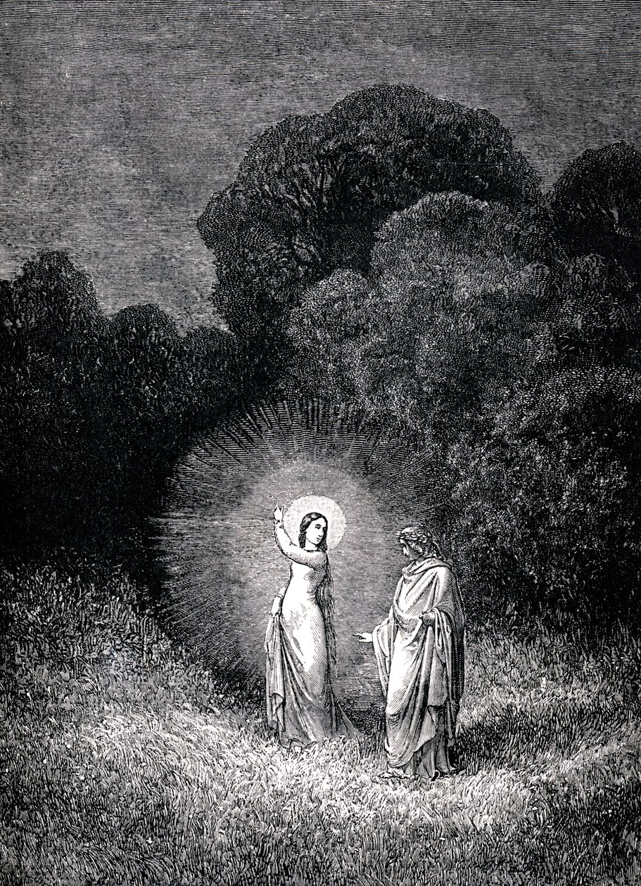 Božská komedie Peklo od Gustave Dore