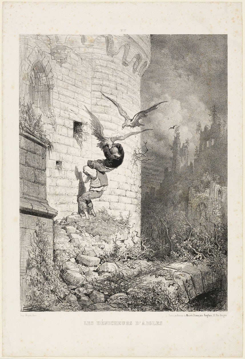 Lovci orlích hnízd od Gustave Dore