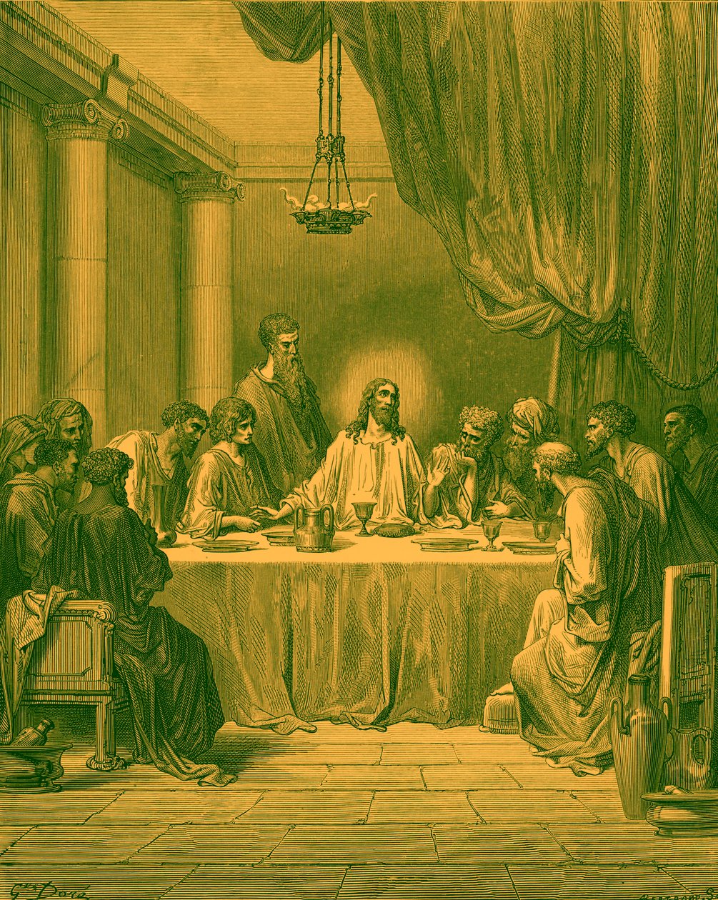 Poslední večeře - Bible od Gustave Dore