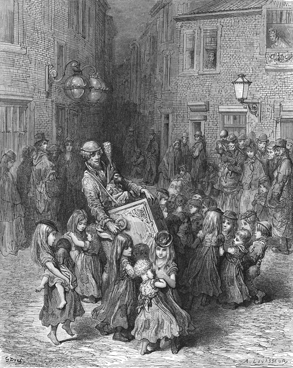 „Varhany u dvora“, 1872. od Gustave Dore