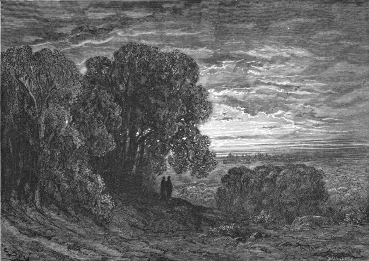 "Dva poutníci na Highgate", 1872. od Gustave Dore