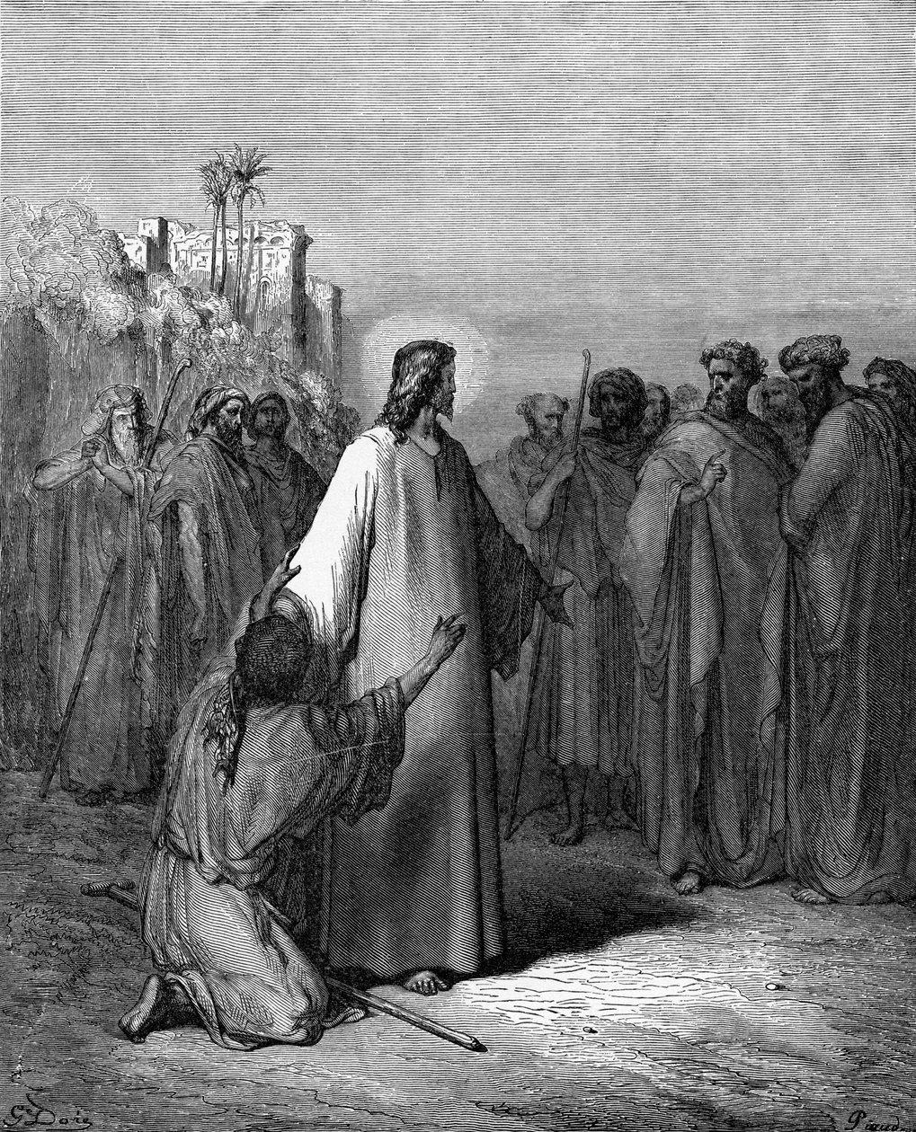 Muž posedlý démonem od Gustave Dore