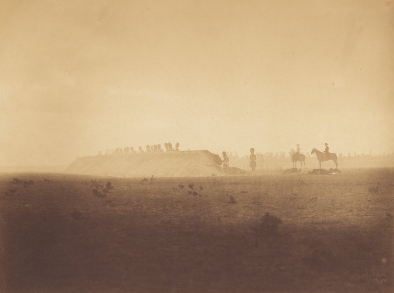 [Cvičná formace, Camp de Châlons] od Gustave Le Gray