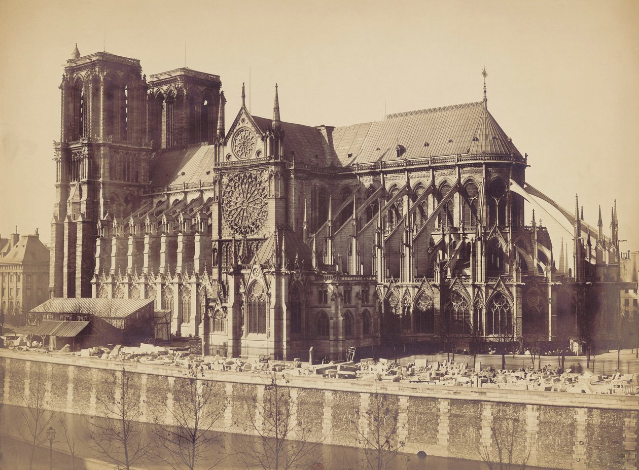 Katedrála Notre-Dame de Paris od Gustave Le Gray