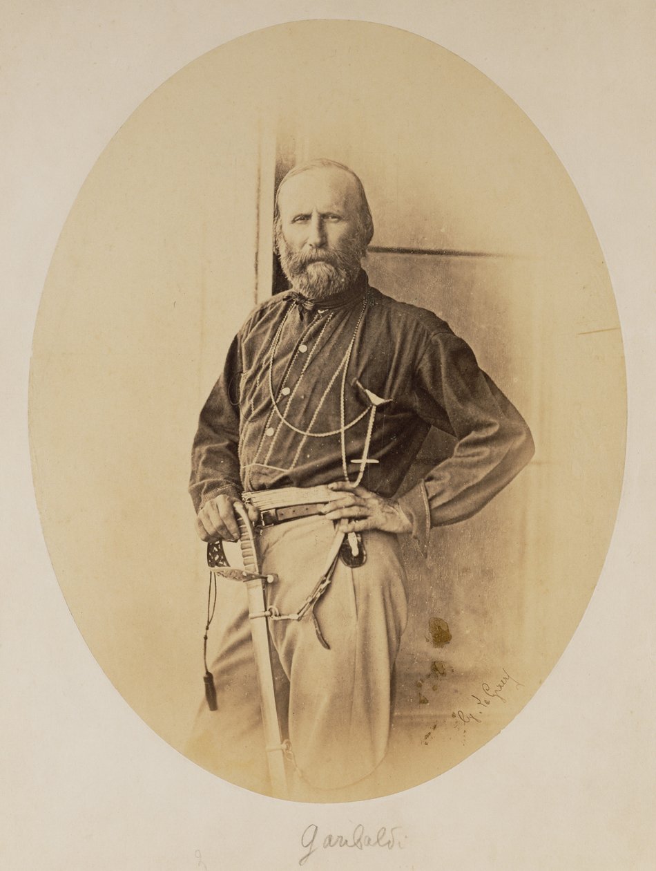 Portrét Giuseppe Garibaldiho od Gustave Le Gray