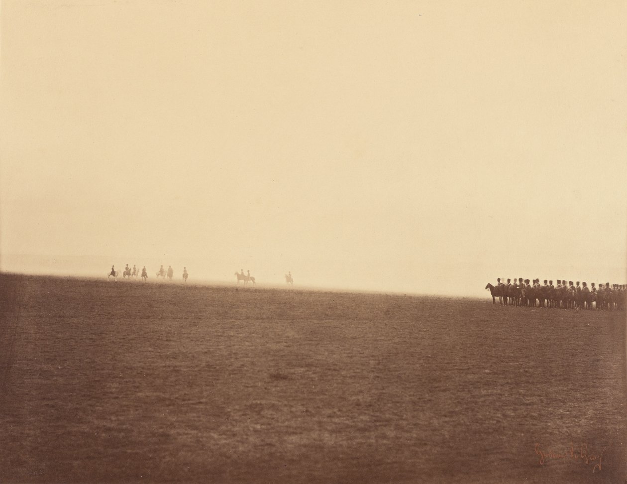 [Vojáci na obzoru] od Gustave Le Gray