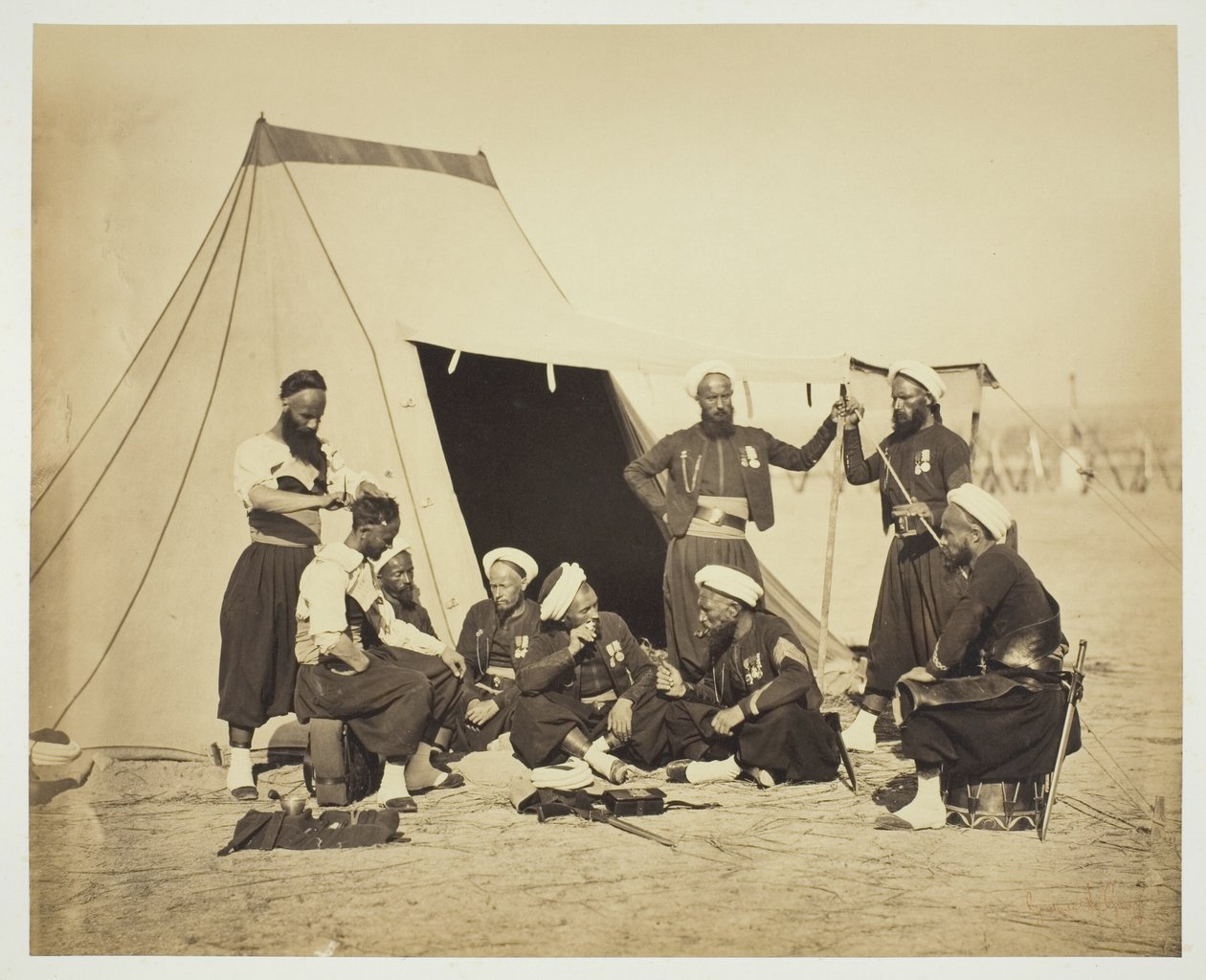 Bez názvu (Zouaves) od Gustave Le Gray