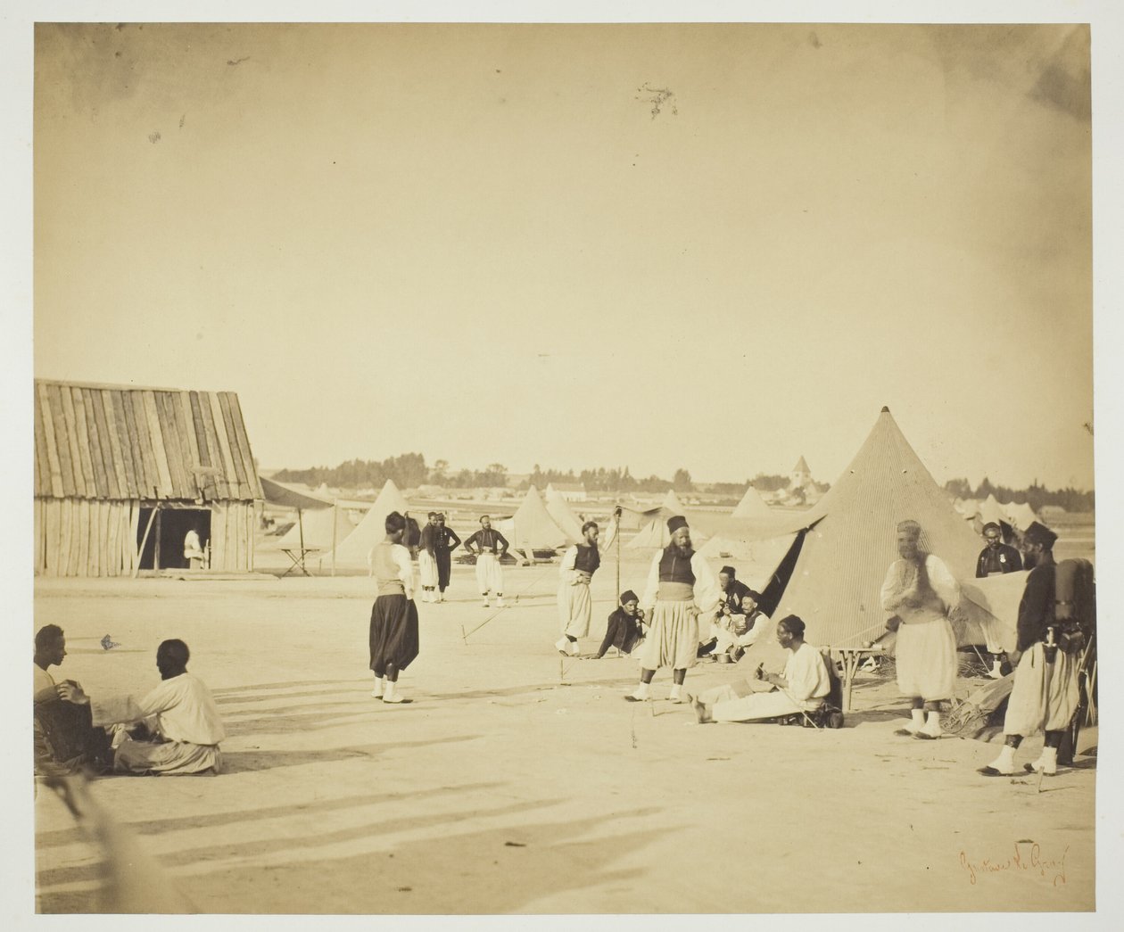 Bez názvu (Zouaves) od Gustave Le Gray