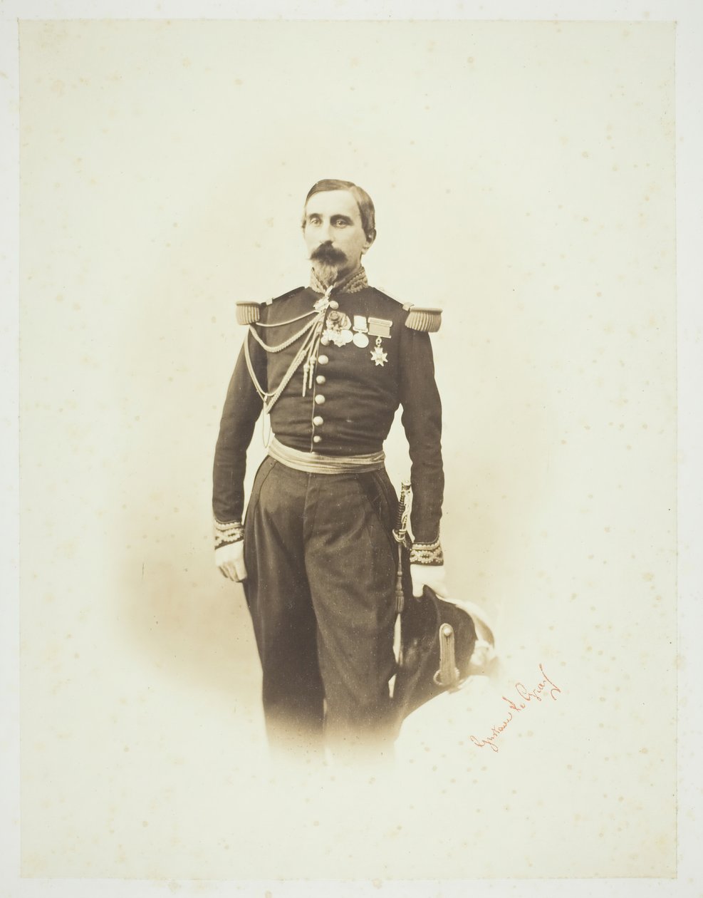 Bez názvu [francouzský důstojník], 1857. od Gustave Le Gray