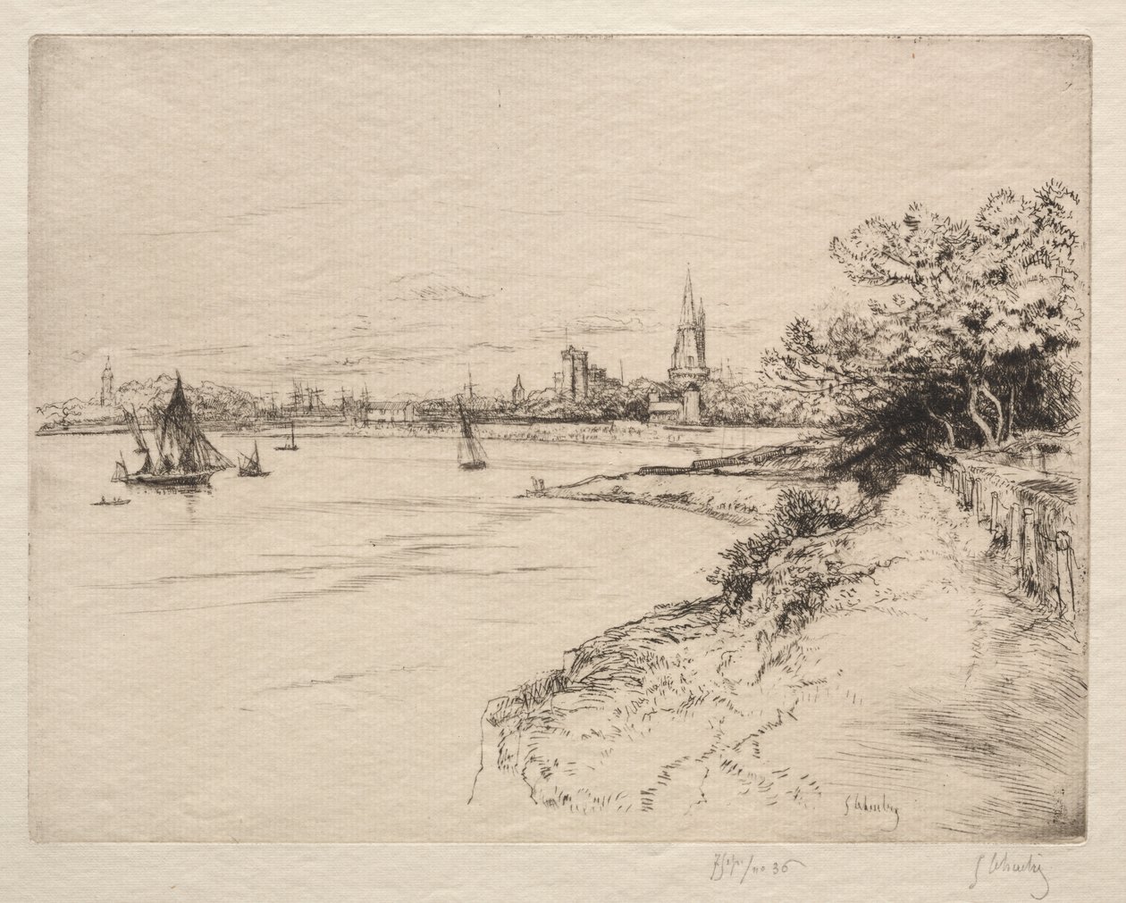 Cliff of Orbigny od Gustave Leheutre