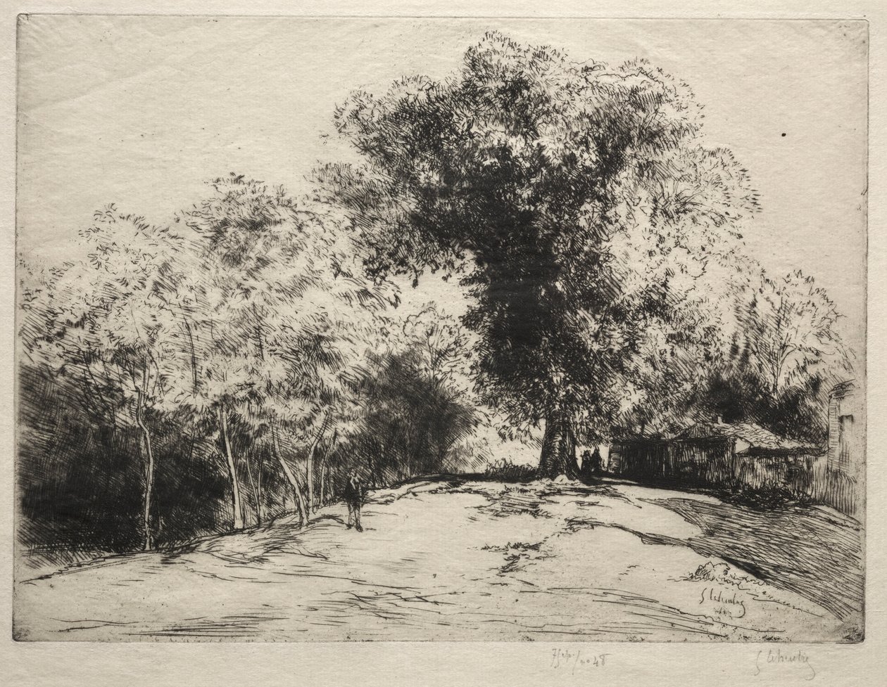 Chodník. od Gustave Leheutre