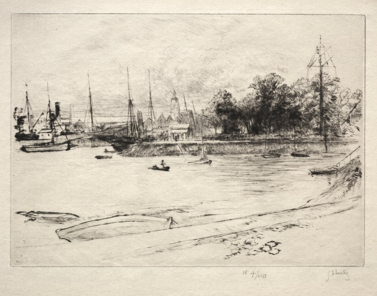 Semaforská zahrada od Gustave Leheutre