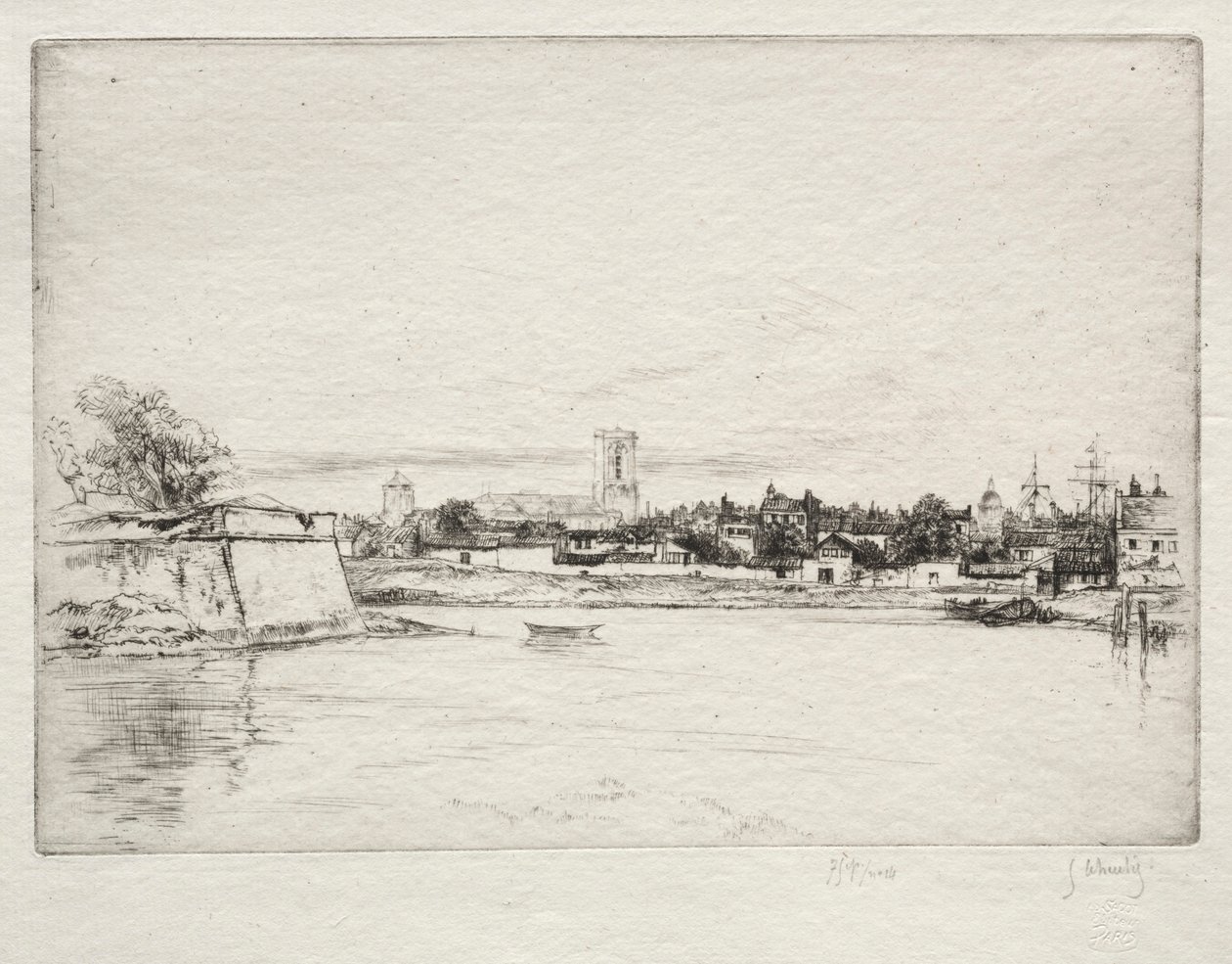 Le Petit St. Eloi, La Rochelle. od Gustave Leheutre