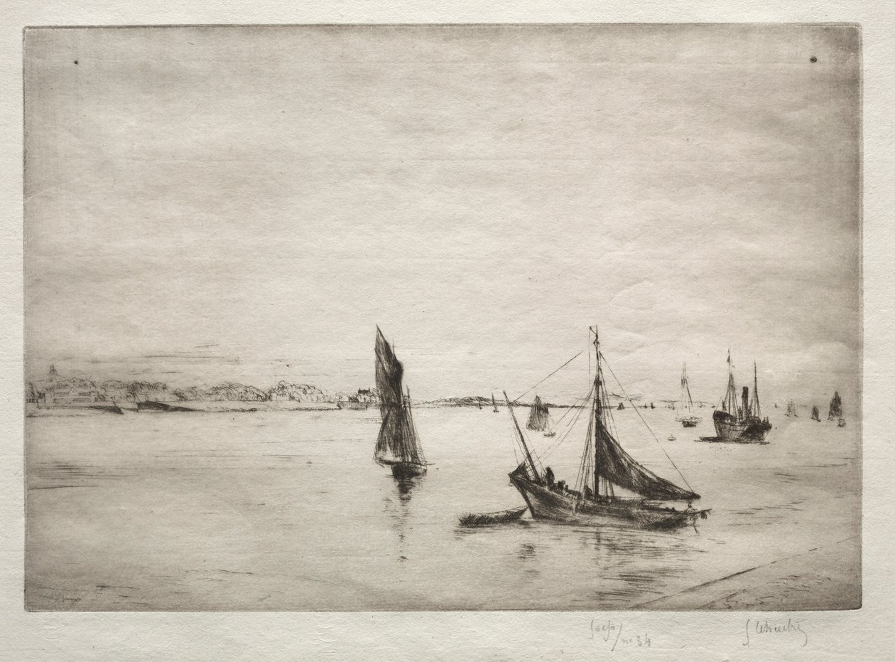 Silnice La Rochelle. od Gustave Leheutre