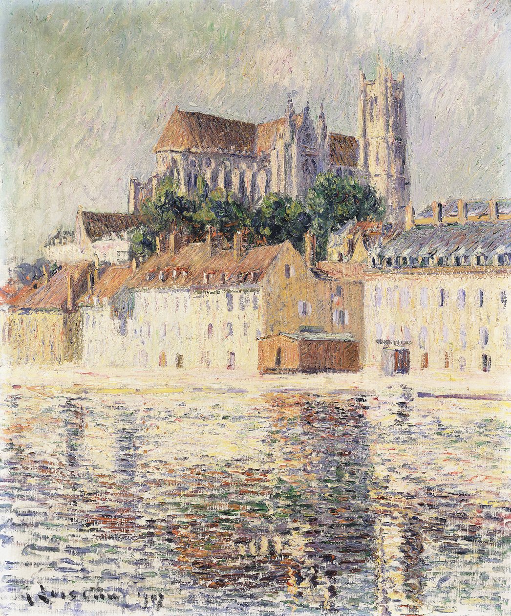 Cathedrale D"Auxerre, od Gustave Loiseau
