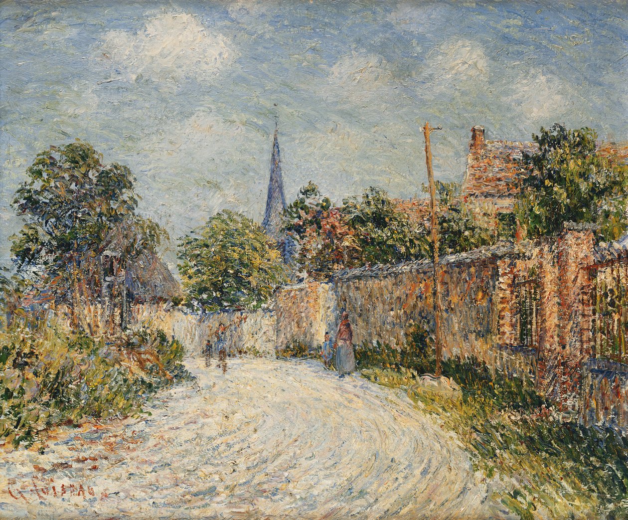 The Village Street; Village Street, od Gustave Loiseau
