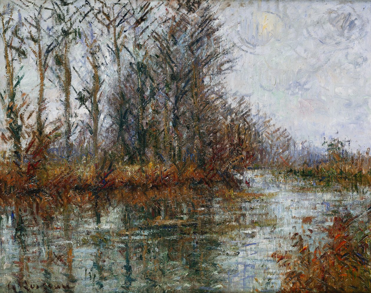 Turn of the Eure; Přelom Eura, od Gustave Loiseau