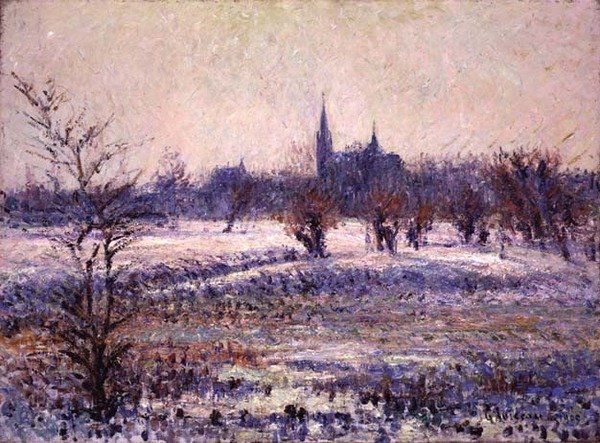 Bílý mráz od Gustave Loiseau