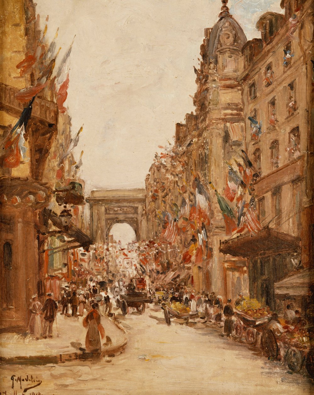 den dobytí Bastilly od Gustave Madelein