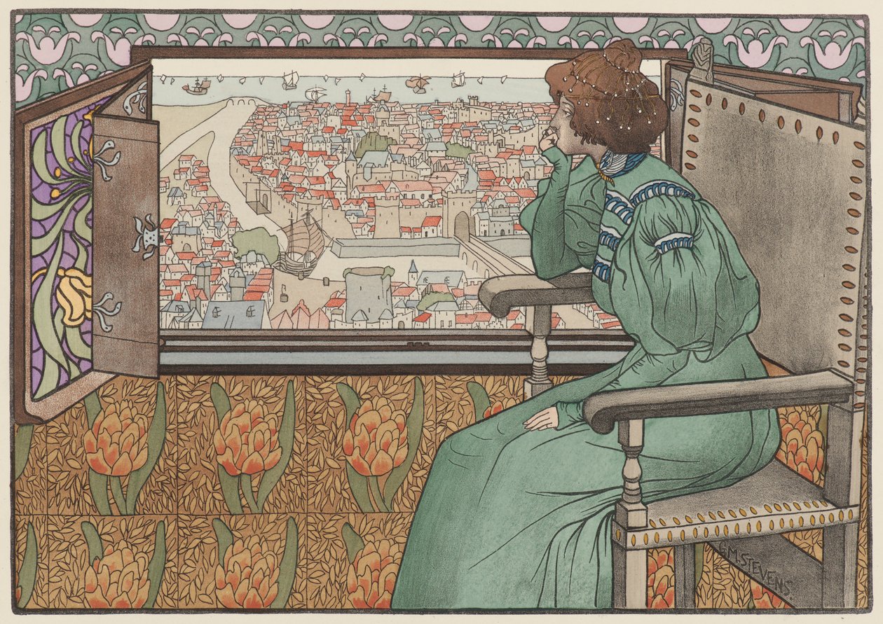Solveig, asi 1897. od Gustave Max Stevens