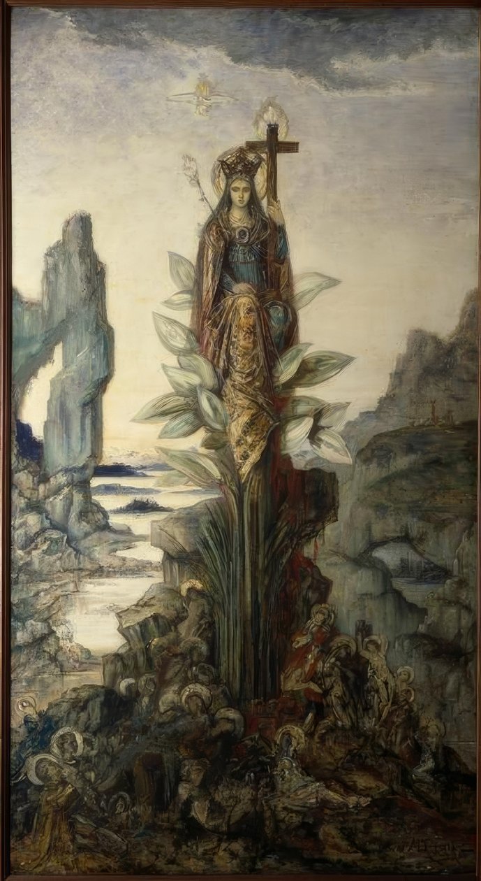 Mystická květina od Gustave Moreau