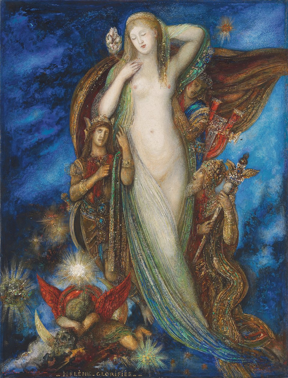 Helen oslavená, 1896 od Gustave Moreau