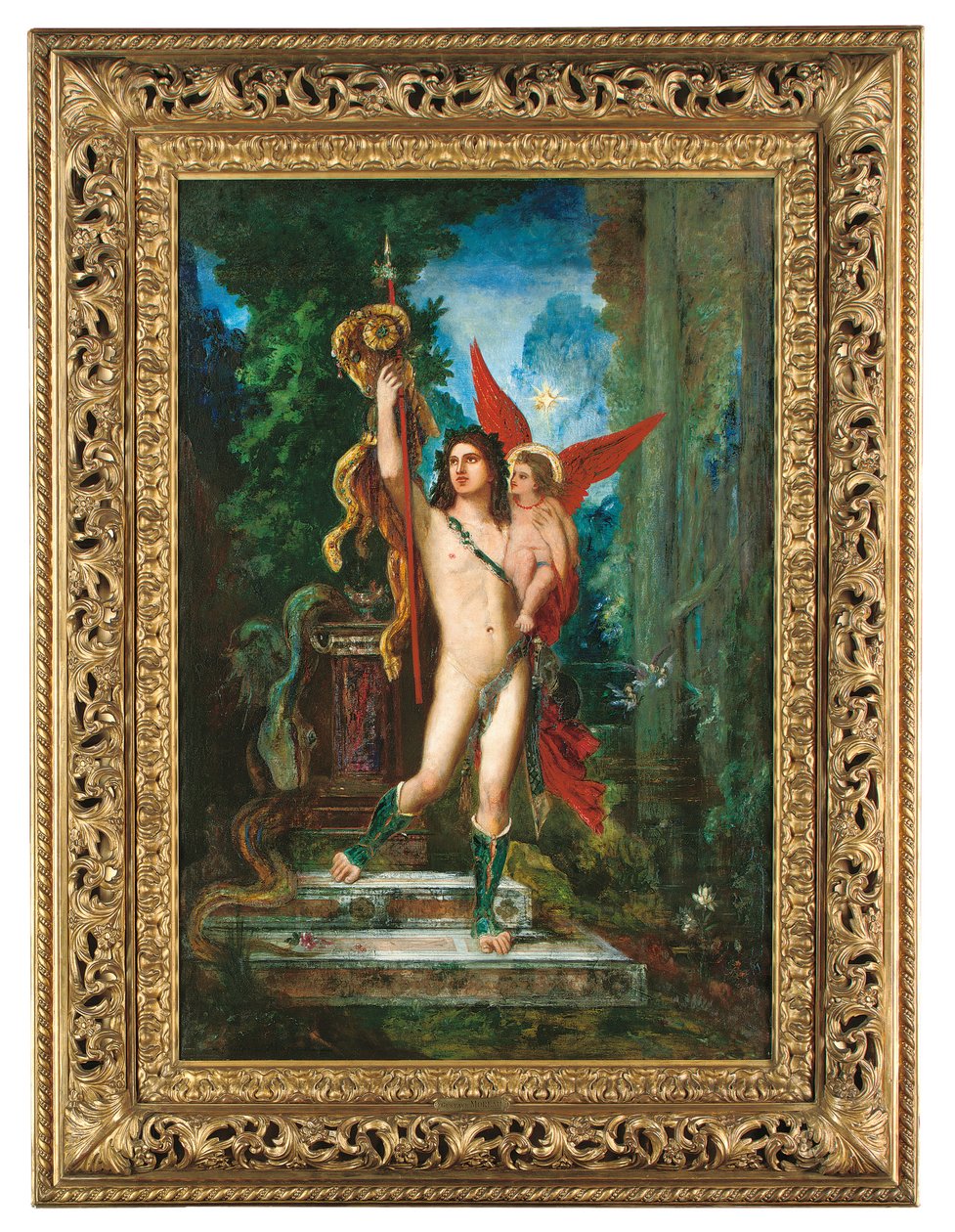 Jason a Eros, 1890-91 od Gustave Moreau