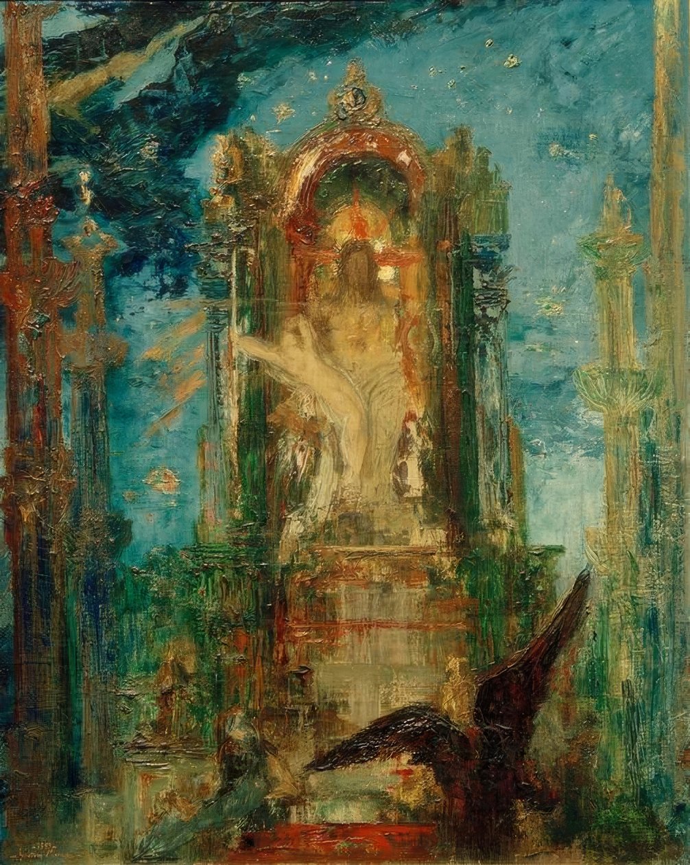 Jupiter a Semele od Gustave Moreau