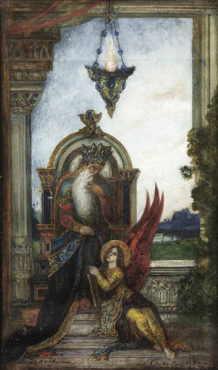 Král David od Gustave Moreau