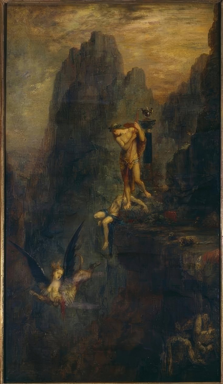 Sfinga uhodla od Gustave Moreau