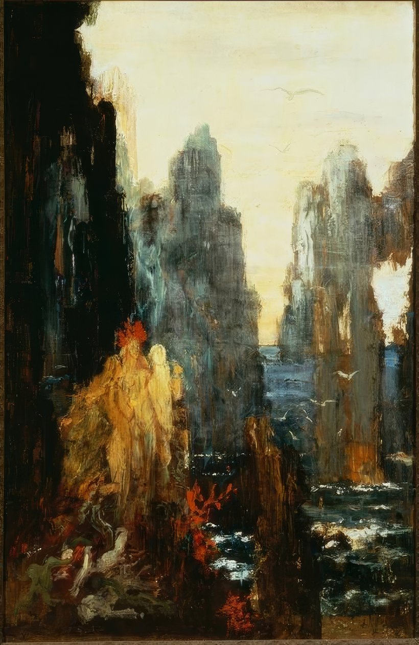 Mořské panny od Gustave Moreau