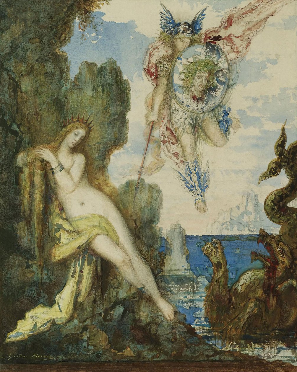 Perseus a Andromeda, 1882. od Gustave Moreau