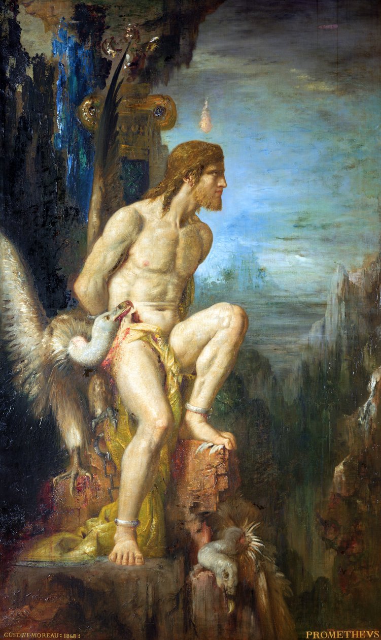 Prometheus od Gustave Moreau