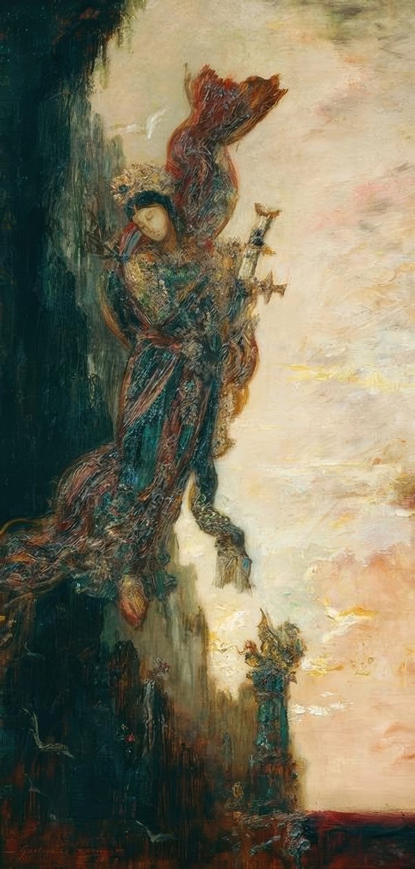 Sapho tombant od Gustave Moreau
