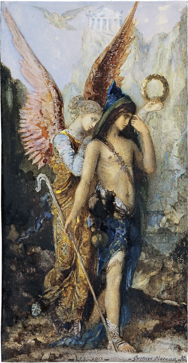 The Voices, c. 1880 od Gustave Moreau