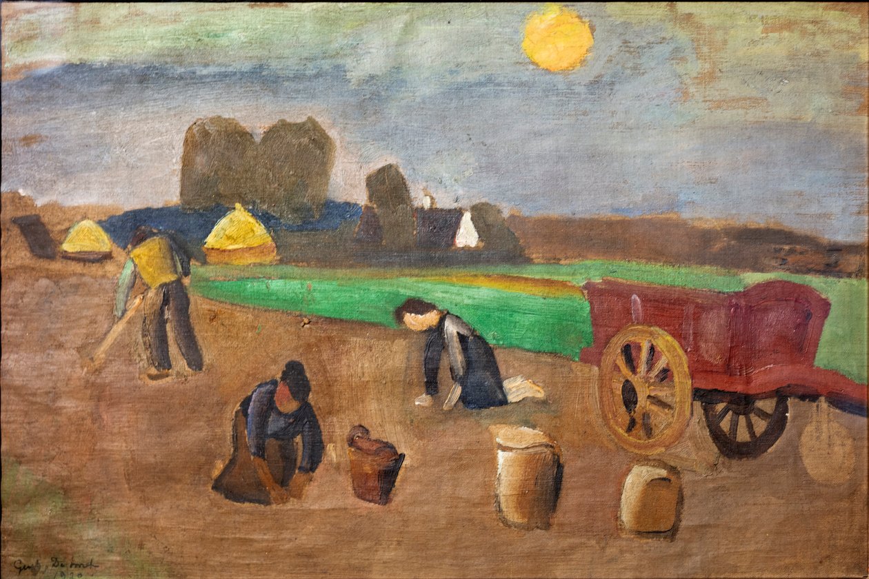 Sklizeň brambor od Gustave de Smet