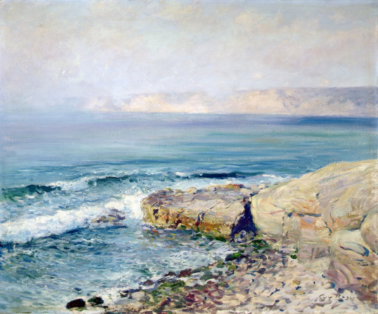 Příchozí mlha (olej na plátně) od Guy Rose