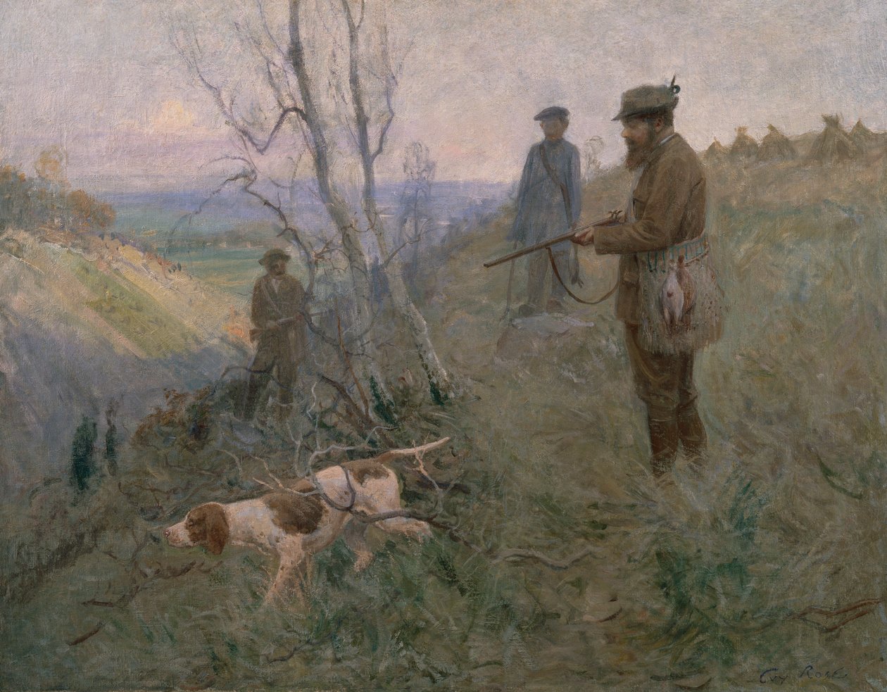 Lov (olej na plátně) od Guy Rose