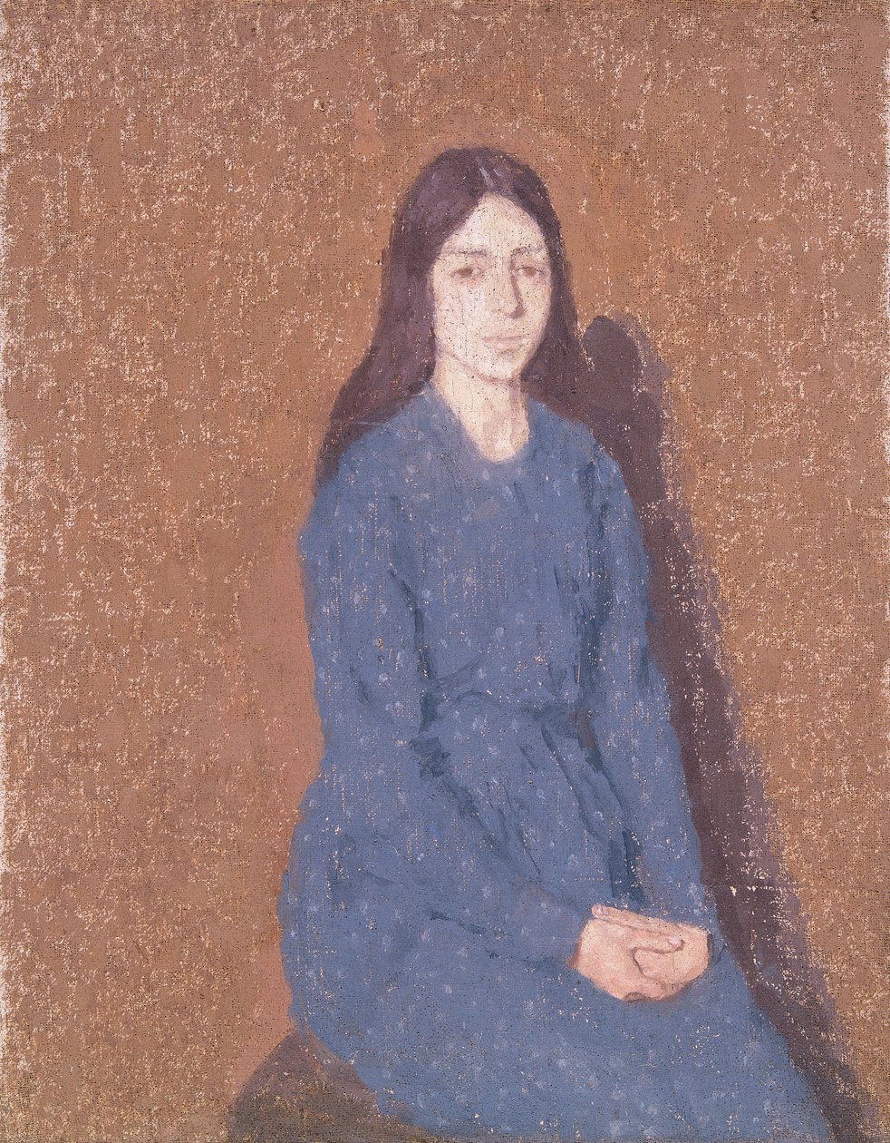 "Dívka v modrých šatech", 1900-1935 od Gwendolen Mary John